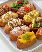 자색보리로만든 유부초밥세트 사진