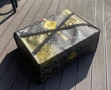 지노한우 불고기전골이 버너위에서 조리되고있는 사진