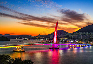 船所大橋の夜景