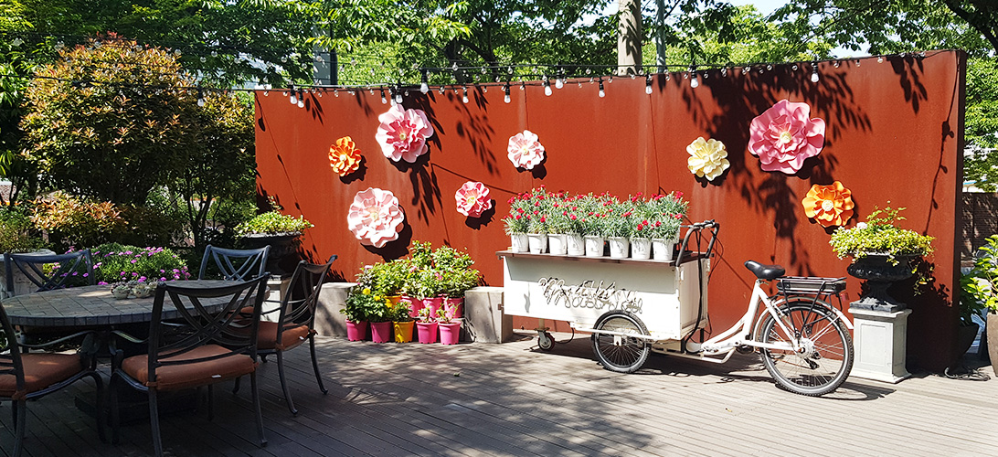 호텔마띠유 카페오가다 전경