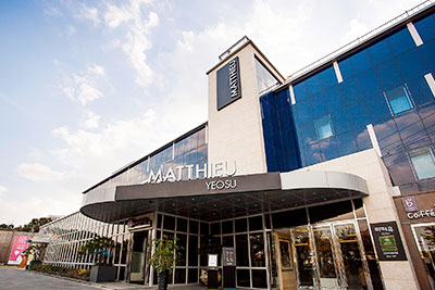 호텔마띠유 여수 측면 외관 전경