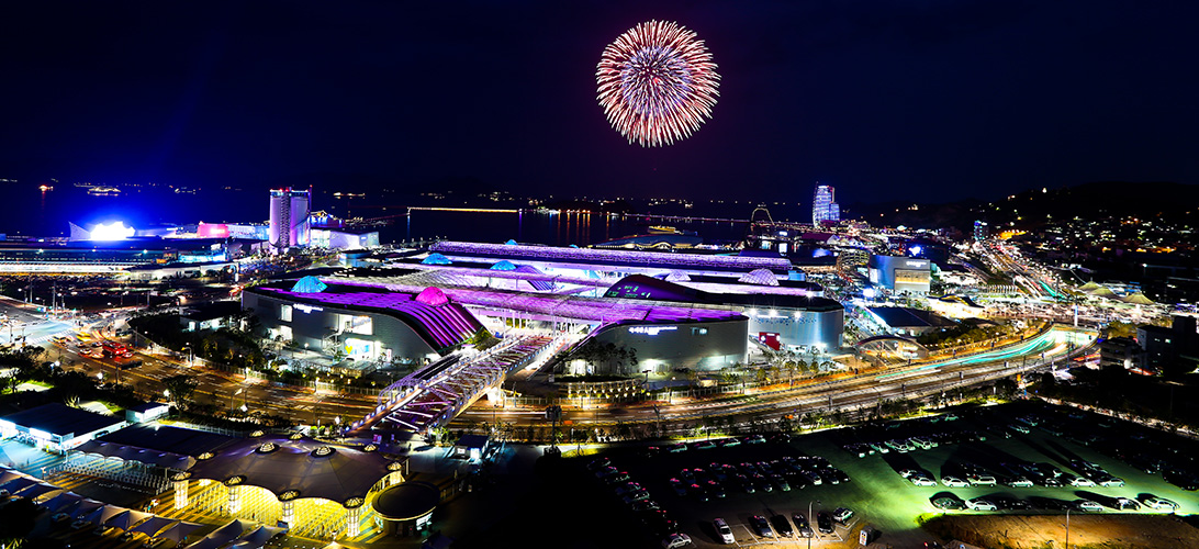 여수엑스포 컨벤션센터 야경