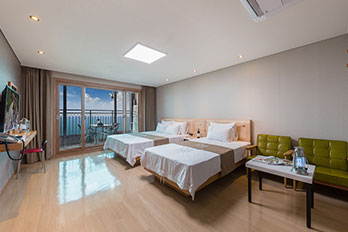 트윈 객실 전경