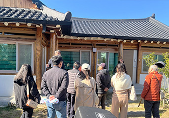 국동지구 선진지 견학 모습