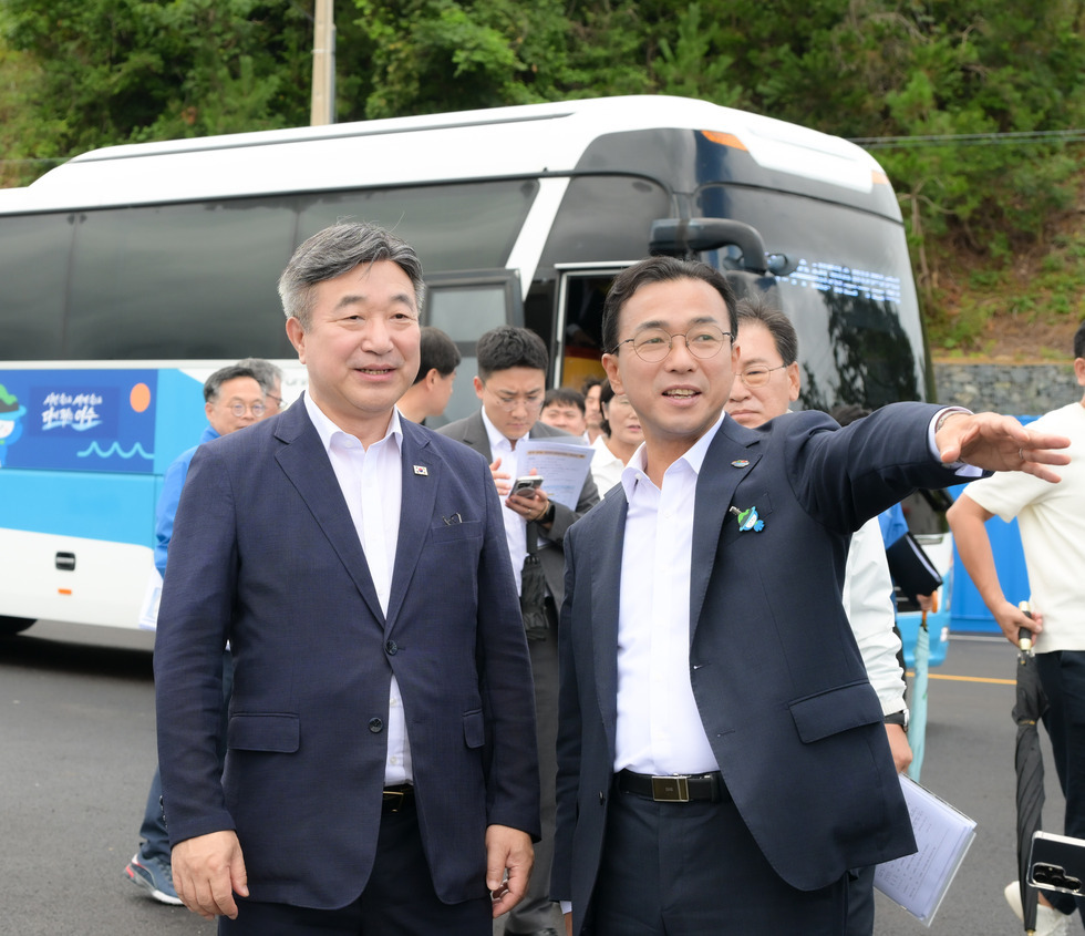 섬박람회 행사장 점검-행안부 장관(2026.08.28.)