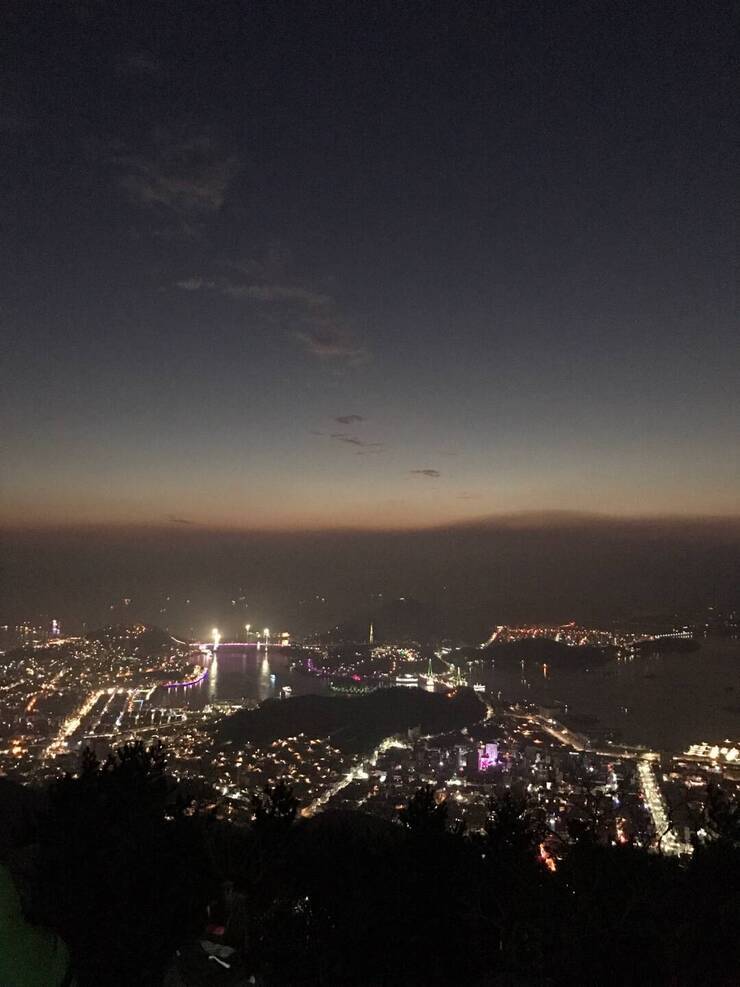 구봉산 야경사진입니다