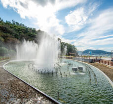 오동도 음악분수