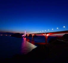 화양-고흥 간 연도연륙교 야경