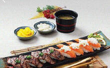 연어초밥(4p)+스테이크초밥(4p)