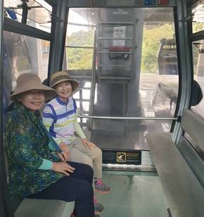 해상케이블카에서 사진한컷!