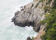 초도 상술바구 절벽