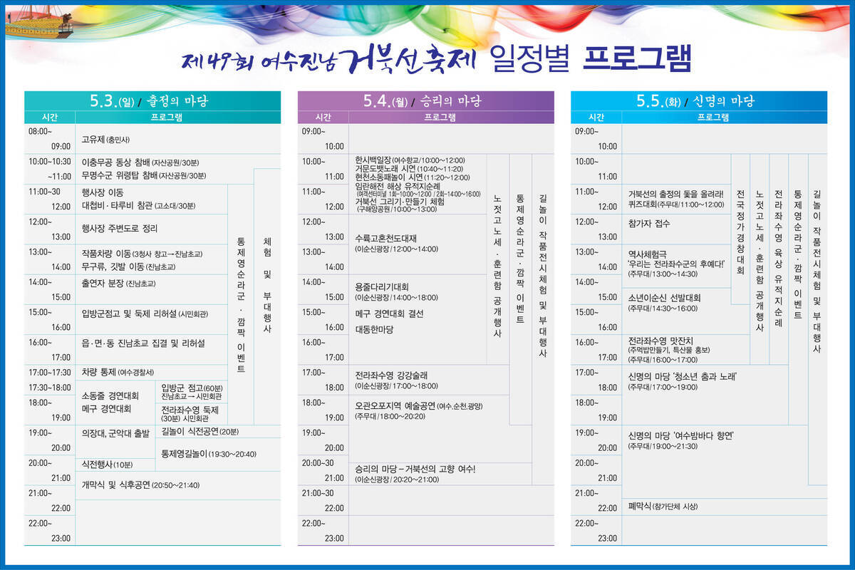 제49회 여수거북선축제가 시작됩니다. 의 1번째 이미지