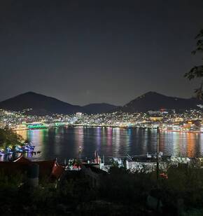 돌산공원에서 바라본 여수