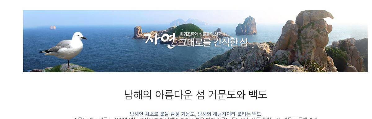 메뉴안의 상단 사진이 움직이지 않는게 나을 것 같음