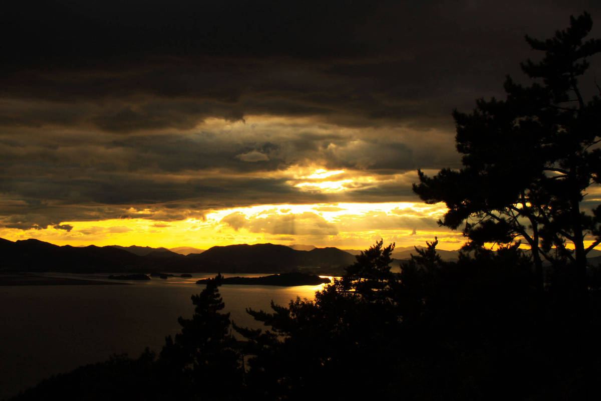 묘도봉화산전망대_야경