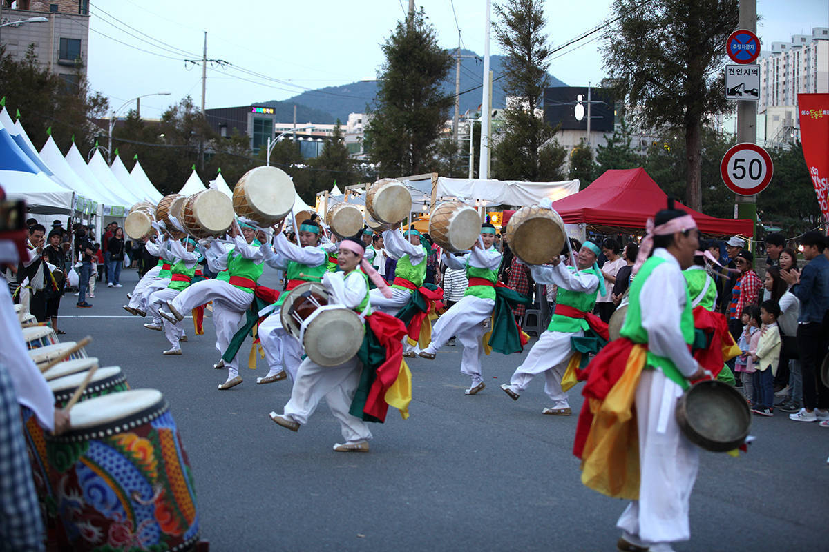 2019년 여수동동북축제 모습