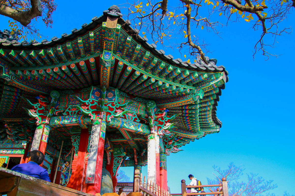 향일암 건물 전경