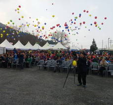 제25회 영취산진달래축제(풍선날리기)