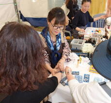 영취산진달래축제의 체험행사들