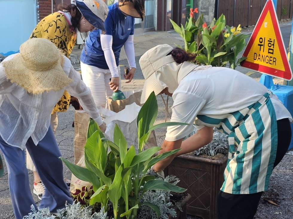 [250824] 주민제안 공모사업 마을가꾸기 사업단 정원가꾸기 실습교육