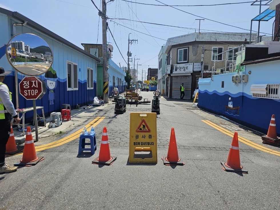 [250827] 문화가로 3구간 벽화공사 완료