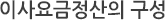 이사요금정산의 구성