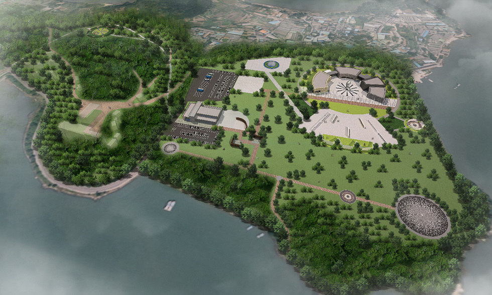 ▲ (그림)여수시가 발표한 ‘여순사건 기념공원’ 조감도(율촌면 도성마을 일원)