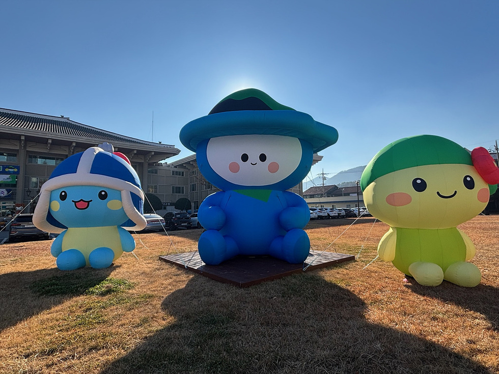 여수시, 시청에 섬박람회 마스코트 ‘다섬이’ 대형 공기 조형물 설치 - 행정 뉴스 | 코리아NEWS