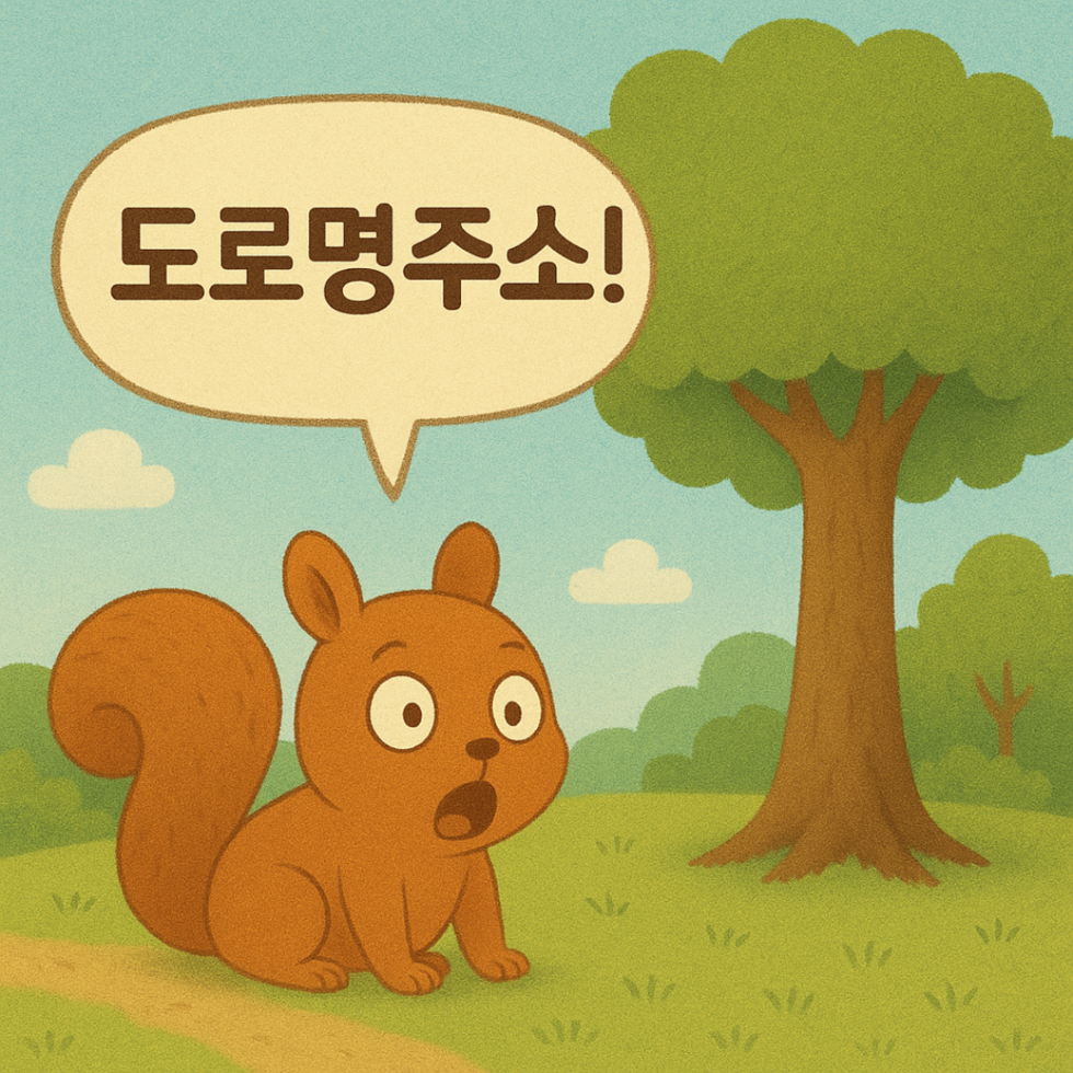 다람쥐: 도로명주소!