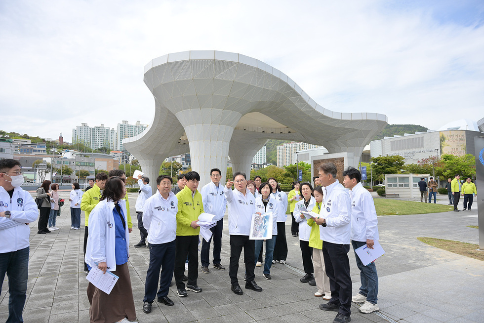 2-2 여수시, ‘유엔기후변화협약 제3차 기후주간 및 녹색대전환 국제주간’ 개최 앞두고 현장점검 실시.jpg