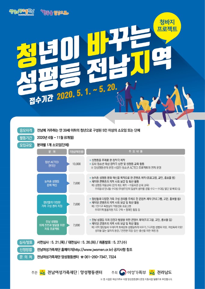 청년이 바꾸는 성평등 전남지역 